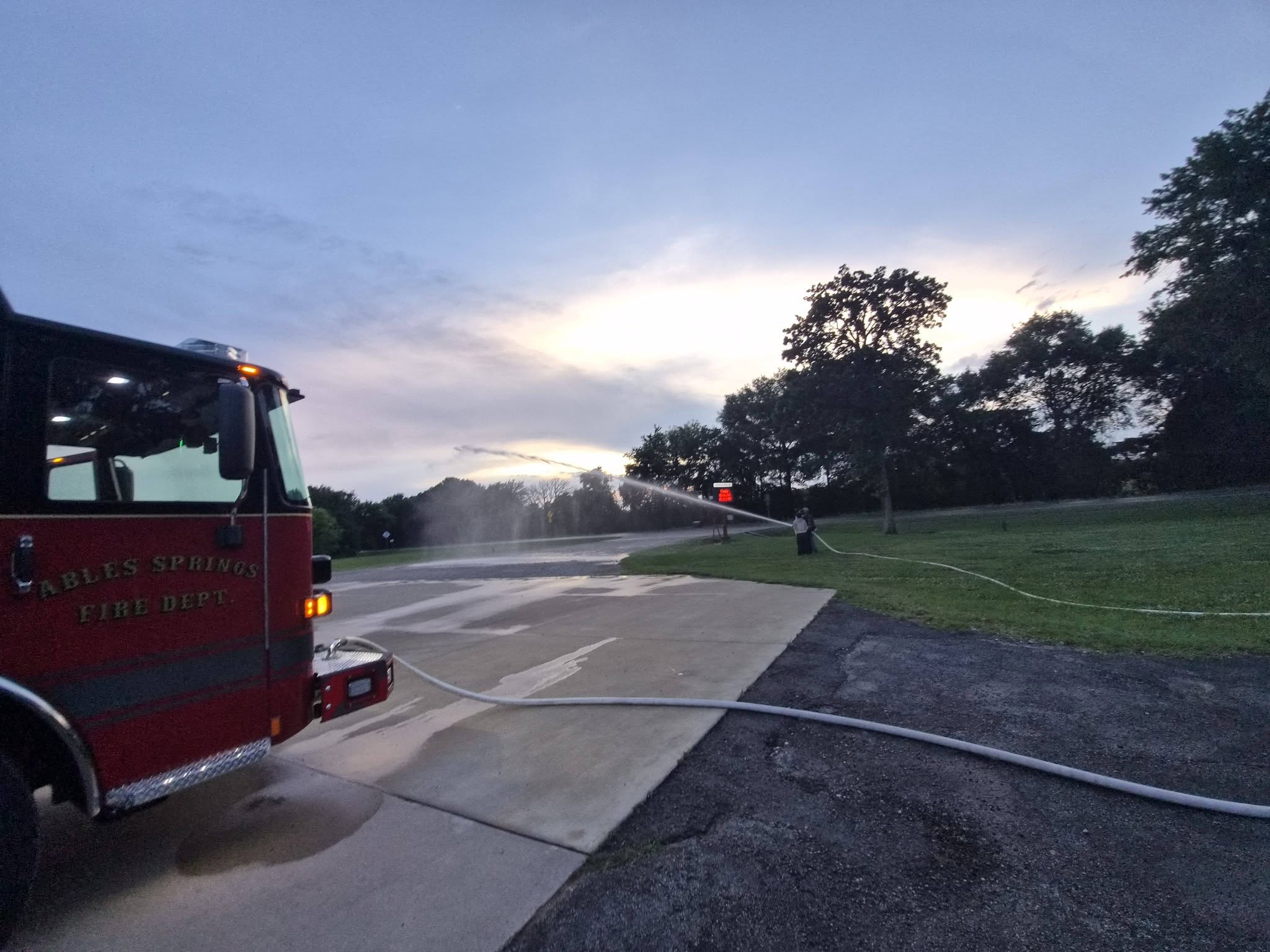 Ables Springs volunteer firefighter